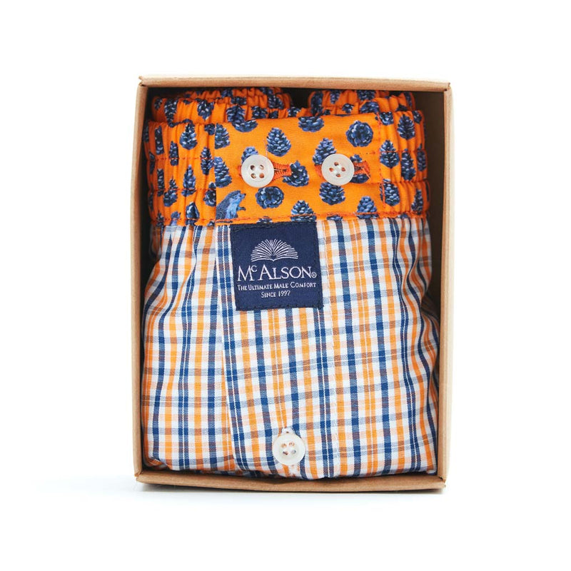 M4846 - Checkered orange