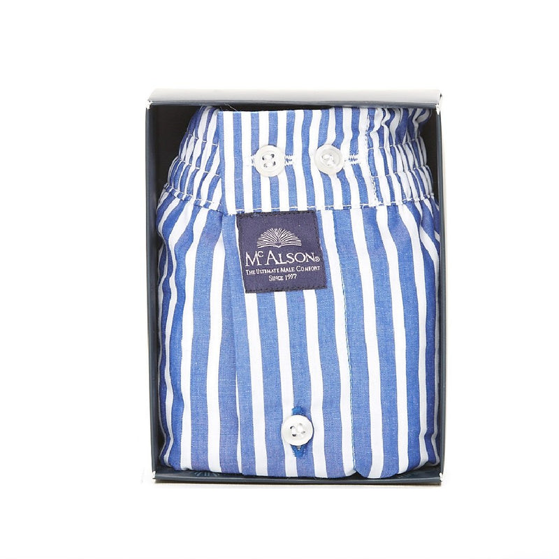 M0242 - Striped royal blue