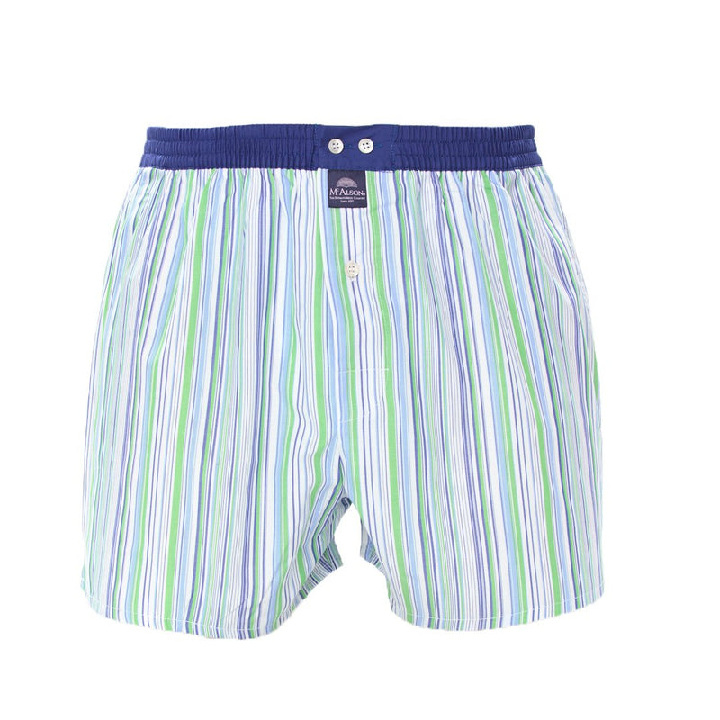 M4127 - Striped green & blue