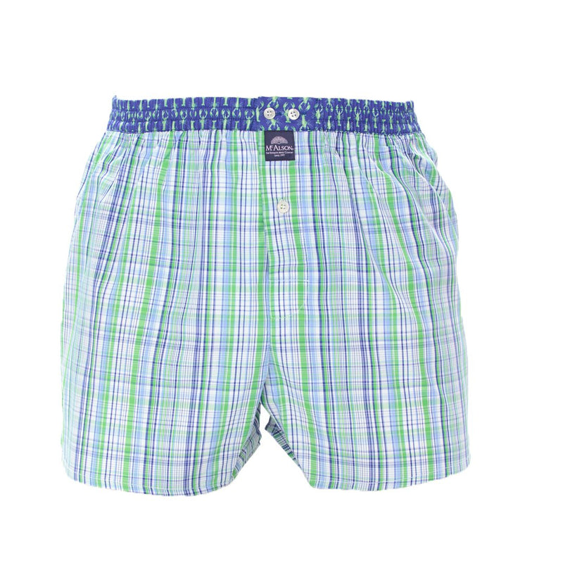 M4128 - Checkered green & blue