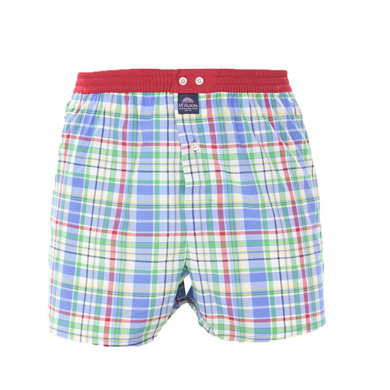 M4133 - gingham blue & red