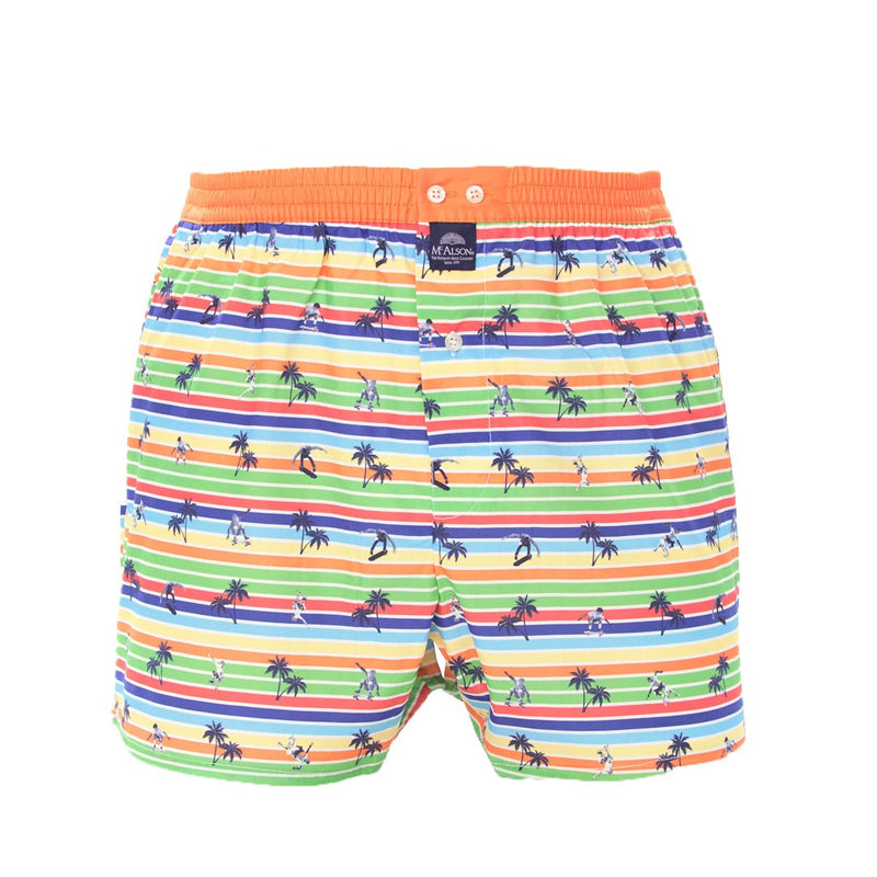 M4145 - Multicoloured orange palmtree