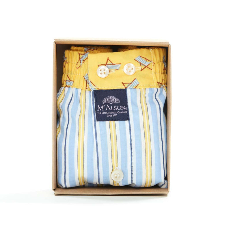 M4306 - Striped yellow & blue