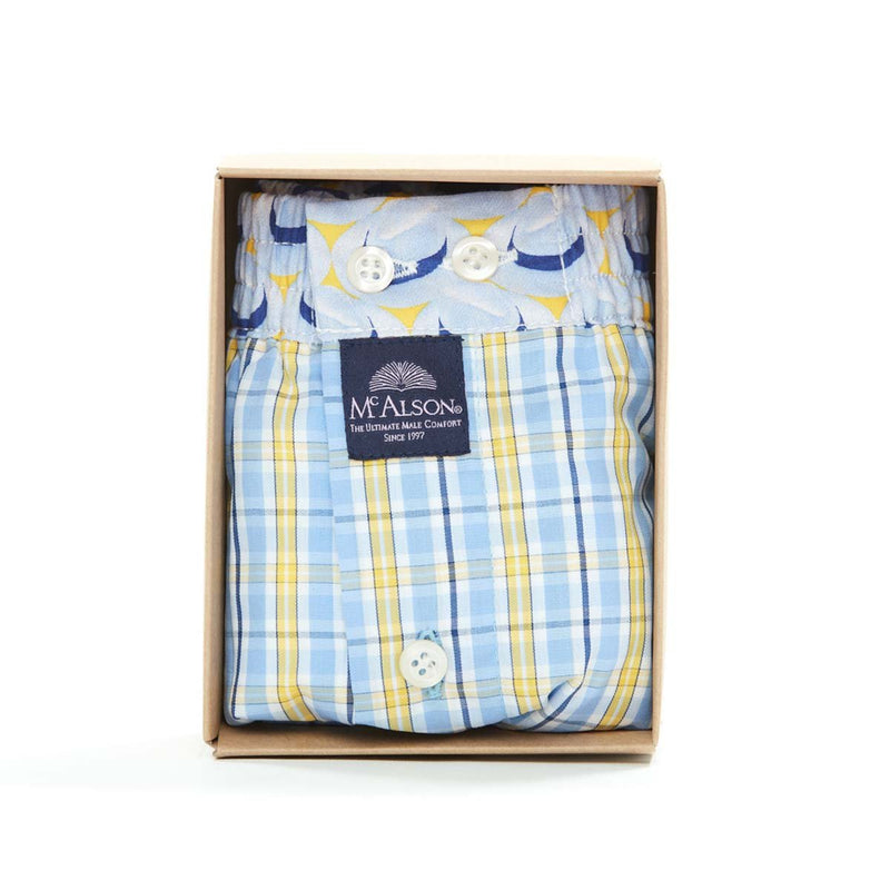 M4307 - Checkered yellow & blue