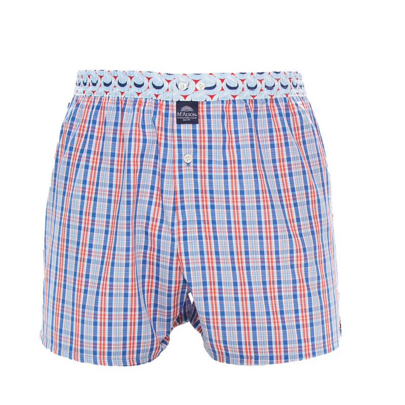 M4311 - Checkered red & blue