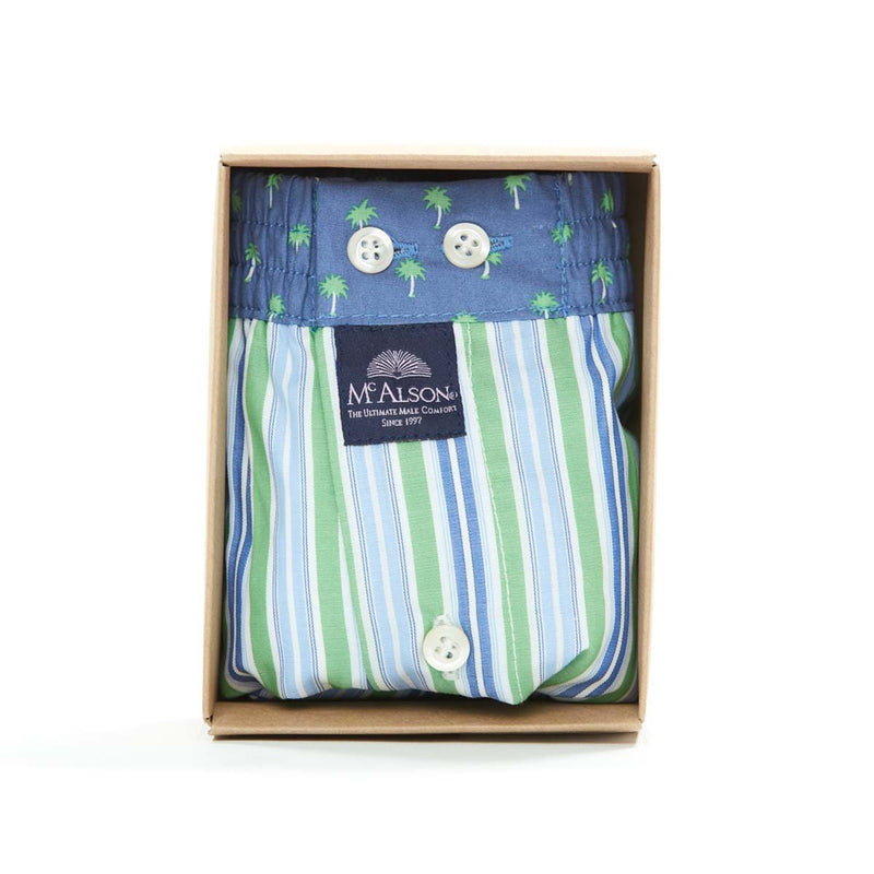 M4312 - Striped green & blue