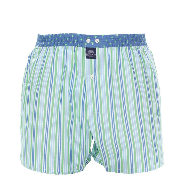 M4312 - Striped green & blue