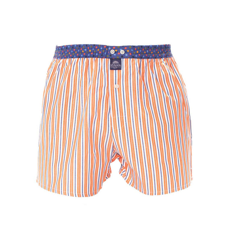 M4418 - Striped orange & blue