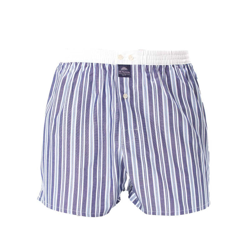 M4424 - Striped navy & white