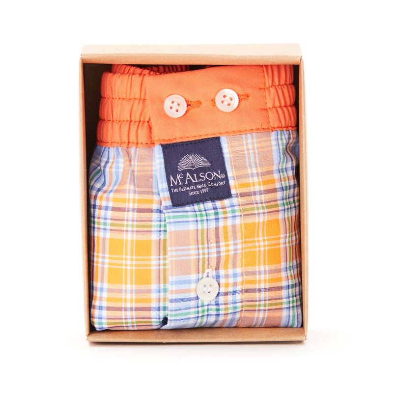 M4527 - checkered blue & orange