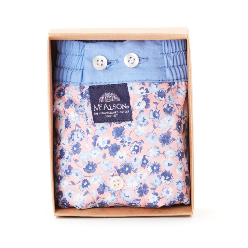 M4564 - Flowers pink & blue