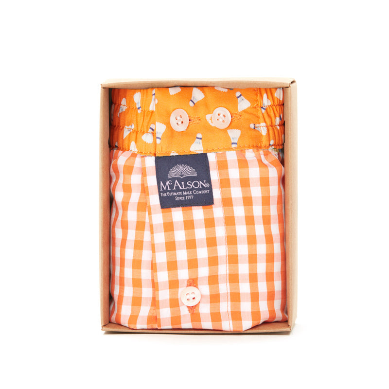 M4585 - Gingham orange