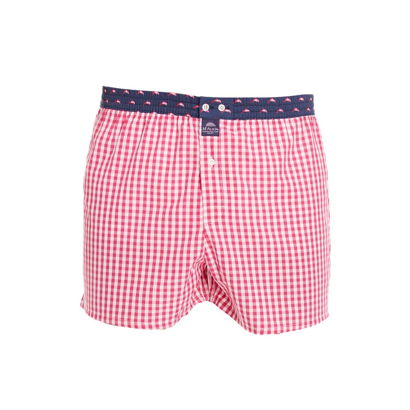 M4586 - Gingham fuchsia