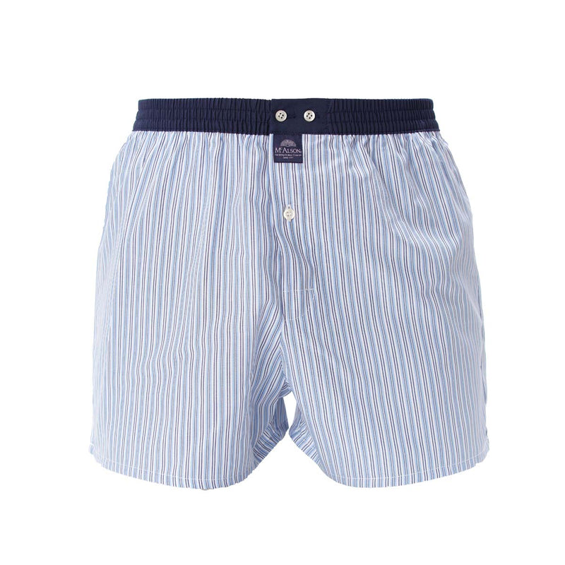 M4644 - Striped blue & white