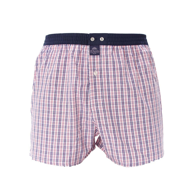 M4656 - Checkered pink & navy