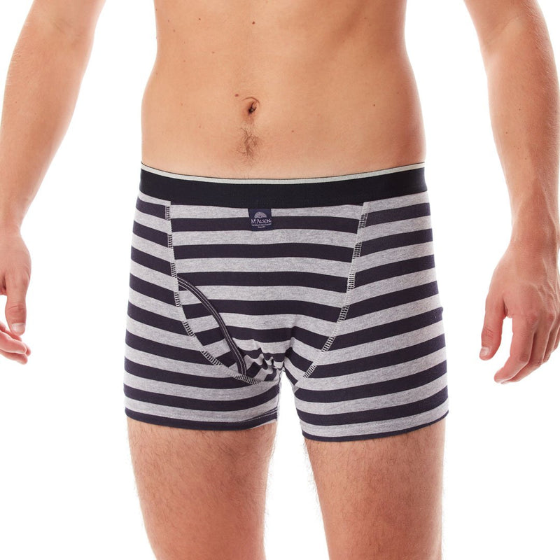 MJ0201 - Classic navy small striped